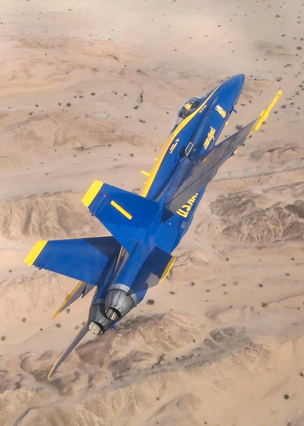 Blue Angels Conduct Training Flight Over Imperial Valley