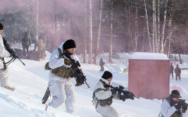 Spartans and Gimlets conduct cold weather training at JBER