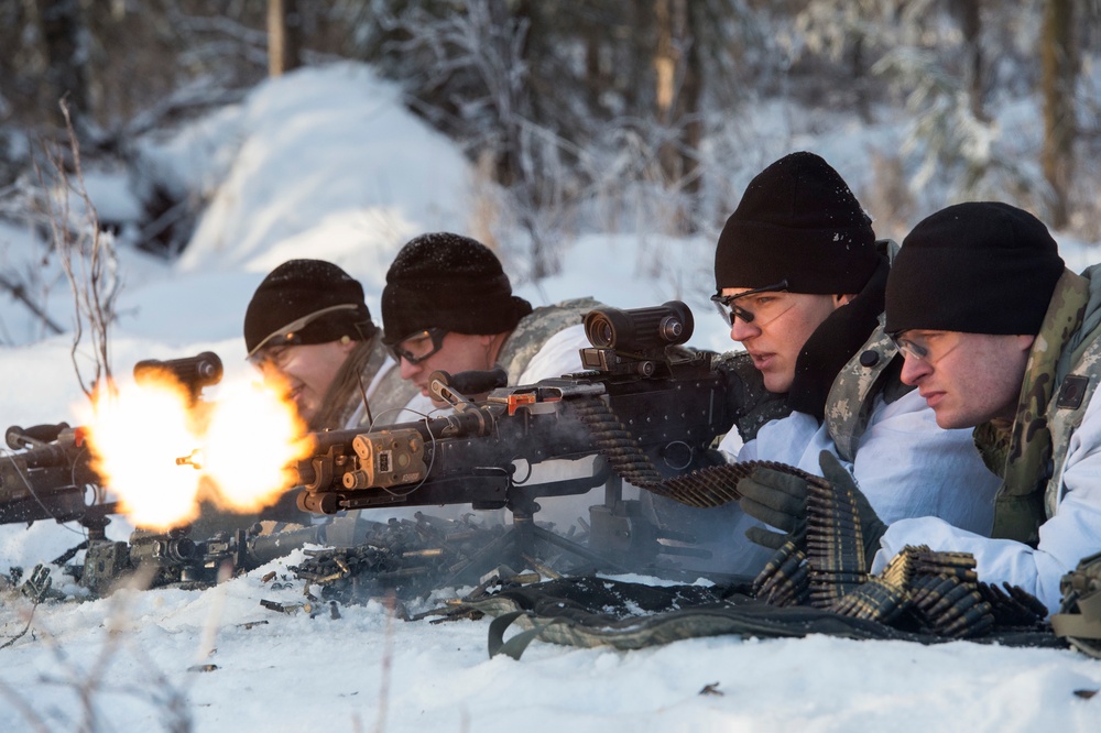 Spartans and Gimlets conduct cold weather training at JBER
