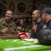 Chief of Navy Reserve watches Super Bowl with CLDJ service members