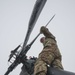 40-hour maintenance on 1CAB 1ID UH-60 Black Hawk in cold weather