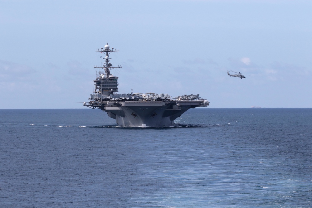 Carrier Strike Group (CSG) 3 operations, USS Spruance (DDG) 111