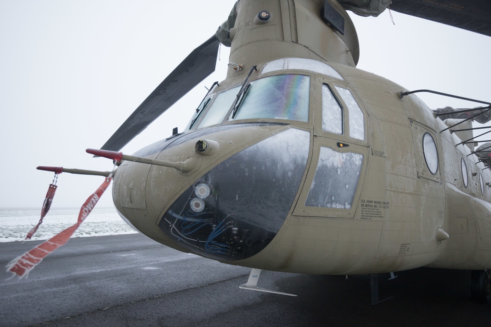 Belgium Staging of 1CAB 1ID Helicopters for Atlantic Resolve
