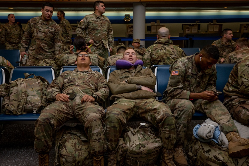 2-113th Infantry Regiment departs JBMDL