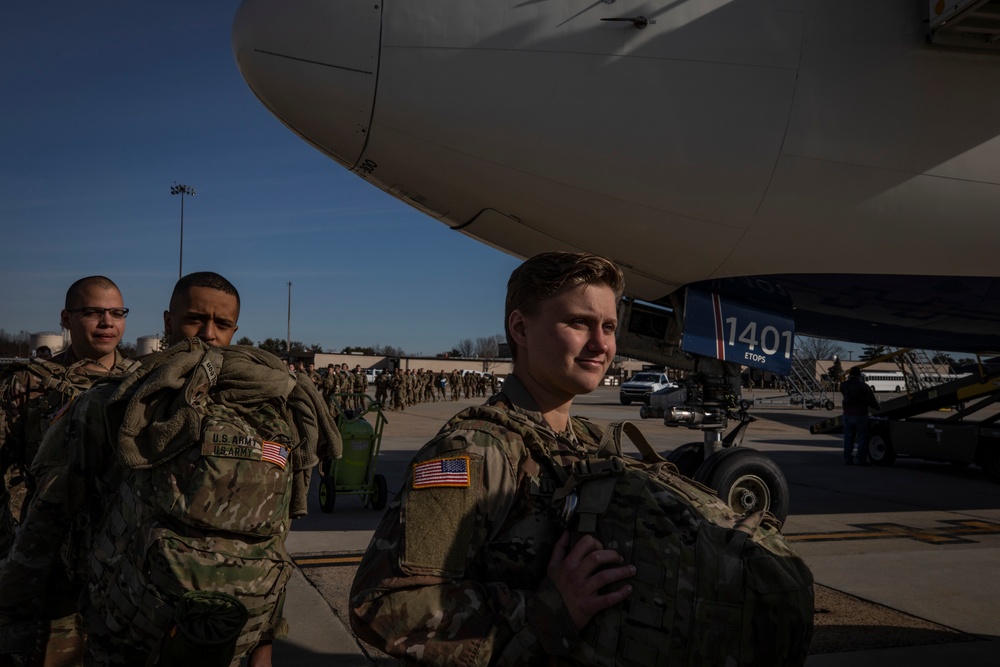 2-113th Infantry Regiment departs JBMDL