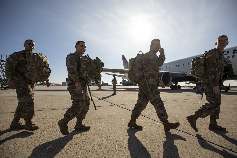 2-113th Infantry Regiment departs JBMDL