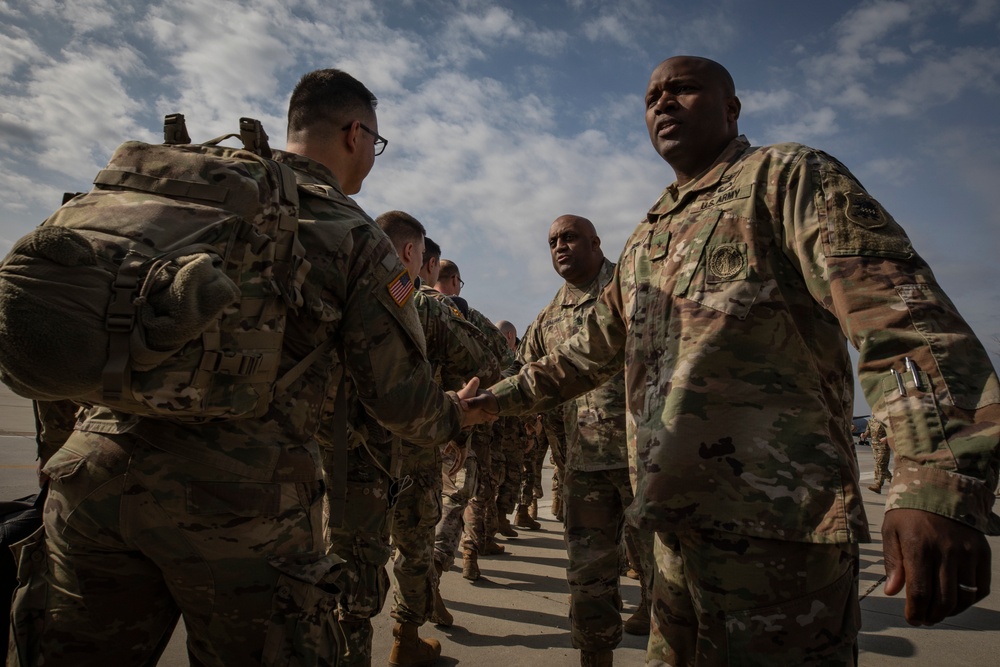 2-113th Infantry Regiment departs JBMDL