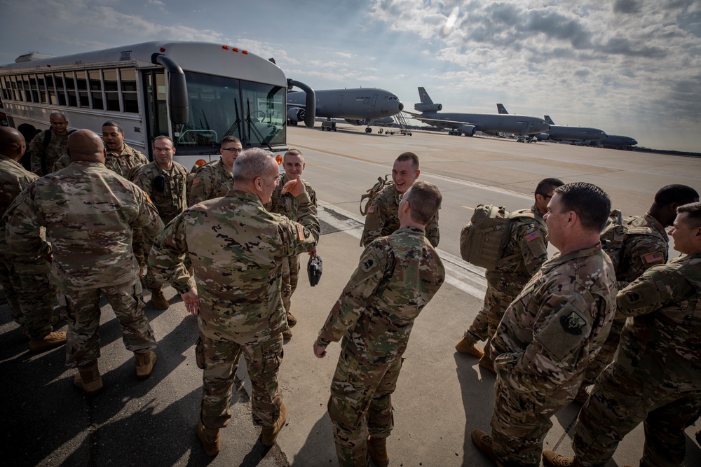 2-113th Infantry Regiment departs JBMDL