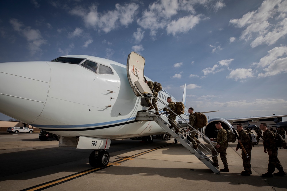 2-113th Infantry Regiment departs JBMDL