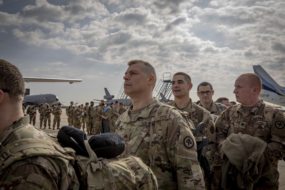 2-113th Infantry Regiment departs JBMDL