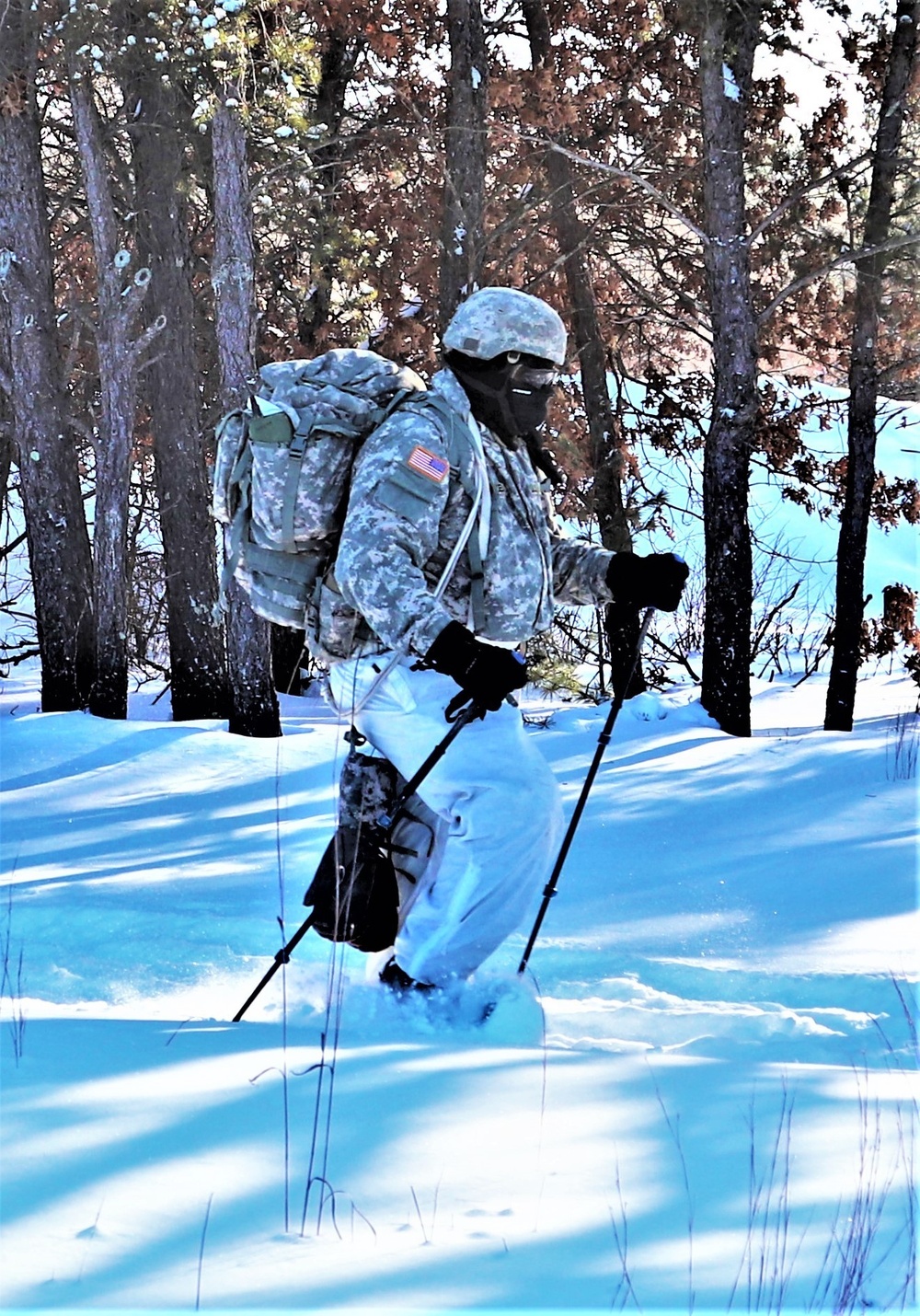 CWOC Class 19-03 students complete snowshoe training in bitter cold at Fort McCoy