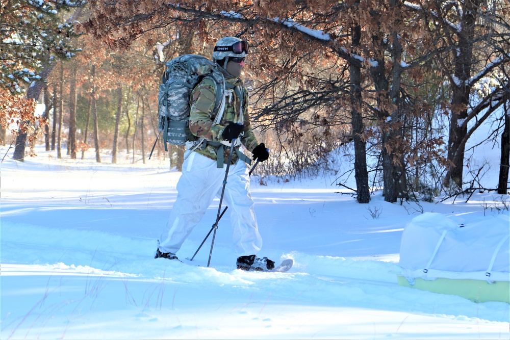 CWOC Class 19-03 students complete snowshoe training in bitter cold at Fort McCoy