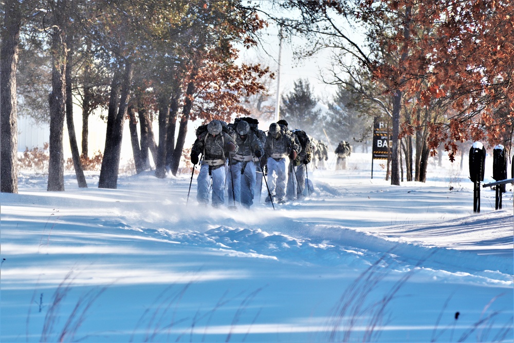 CWOC Class 19-03 students complete snowshoe training in bitter cold at Fort McCoy