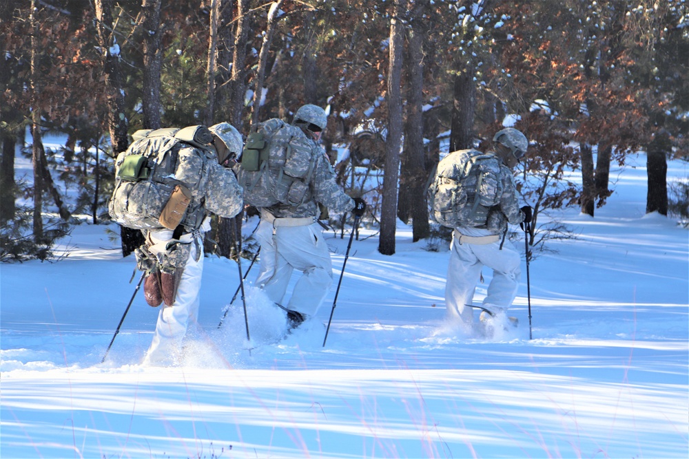 CWOC Class 19-03 students complete snowshoe training in bitter cold at Fort McCoy