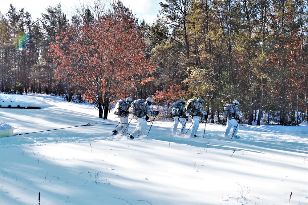 CWOC Class 19-03 students complete snowshoe training in bitter cold at Fort McCoy