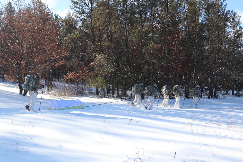 CWOC Class 19-03 students complete snowshoe training in bitter cold at Fort McCoy