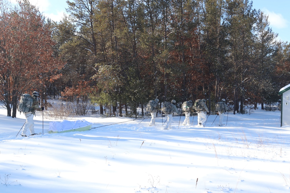 CWOC Class 19-03 students complete snowshoe training in bitter cold at Fort McCoy