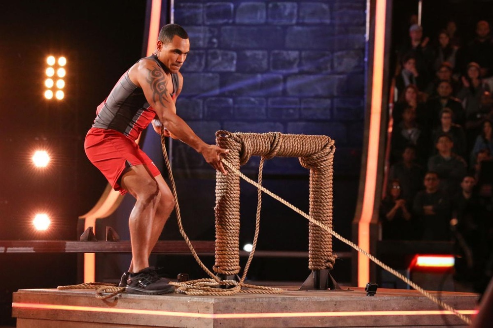 2nd SOPS Airman, Kyle Lucas, competes in Titan Games