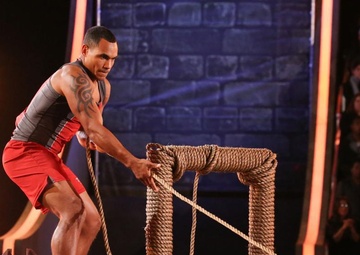 2nd SOPS Airman, Kyle Lucas, competes in Titan Games