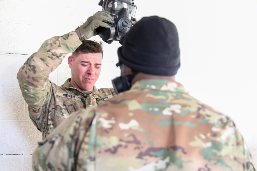 Gas, Gas, Gas – Soldier gain confidence in gas chamber