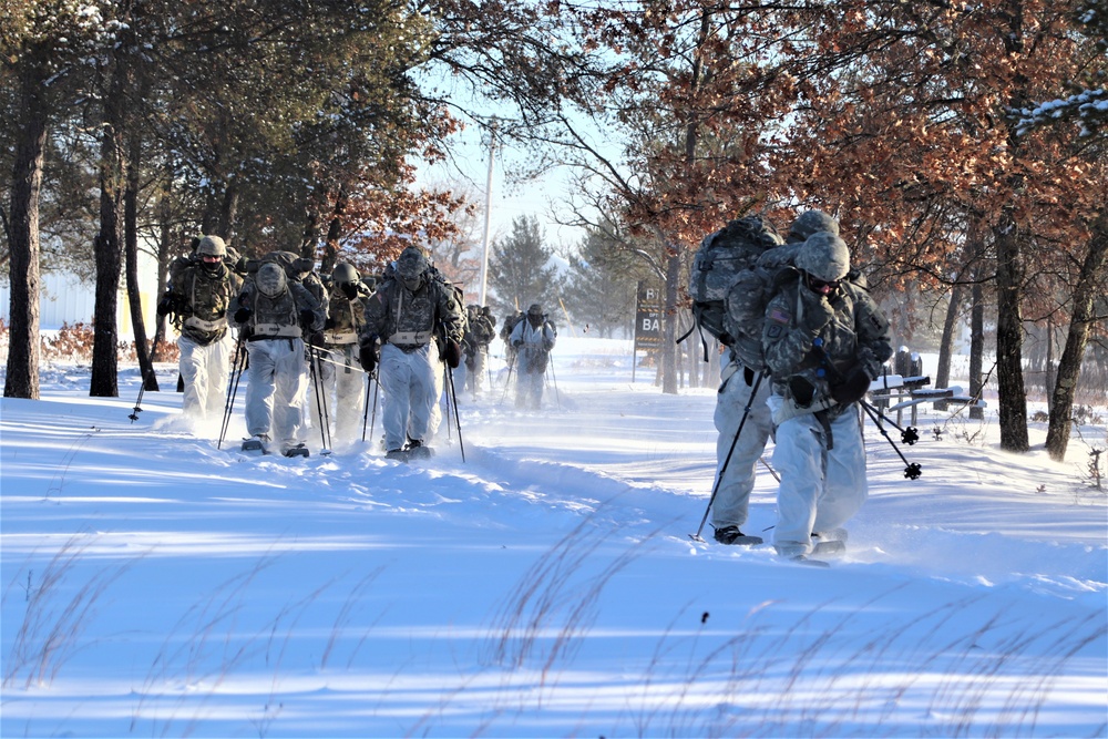 CWOC Class 19-03 students complete snowshoe training in bitter cold at Fort McCoy