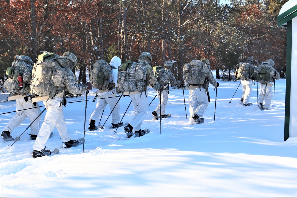 CWOC Class 19-03 students complete snowshoe training in bitter cold at Fort McCoy