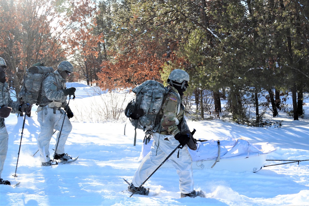 CWOC Class 19-03 students complete snowshoe training in bitter cold at Fort McCoy