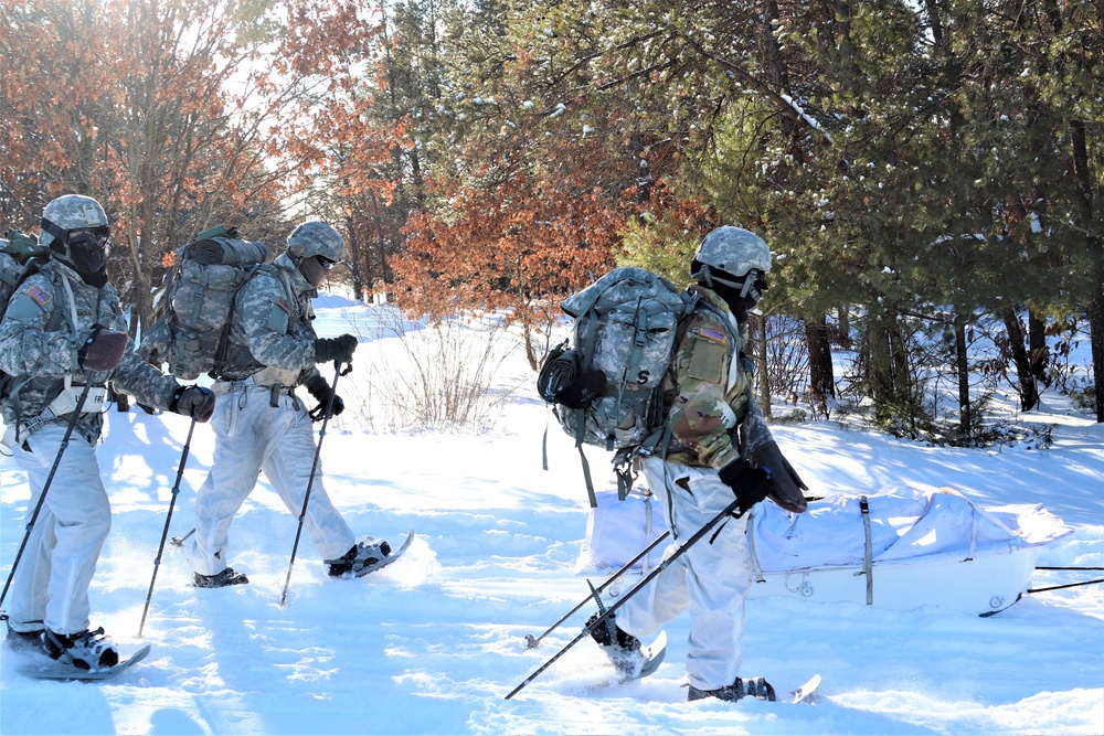 CWOC Class 19-03 students complete snowshoe training in bitter cold at Fort McCoy