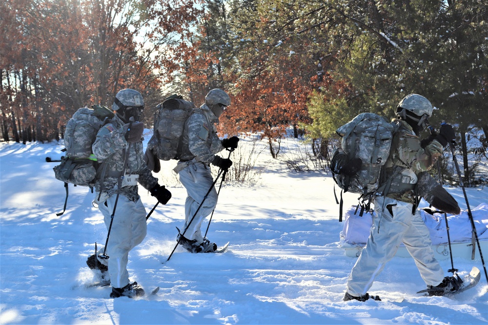 CWOC Class 19-03 students complete snowshoe training in bitter cold at Fort McCoy