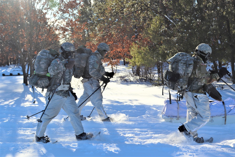 CWOC Class 19-03 students complete snowshoe training in bitter cold at Fort McCoy