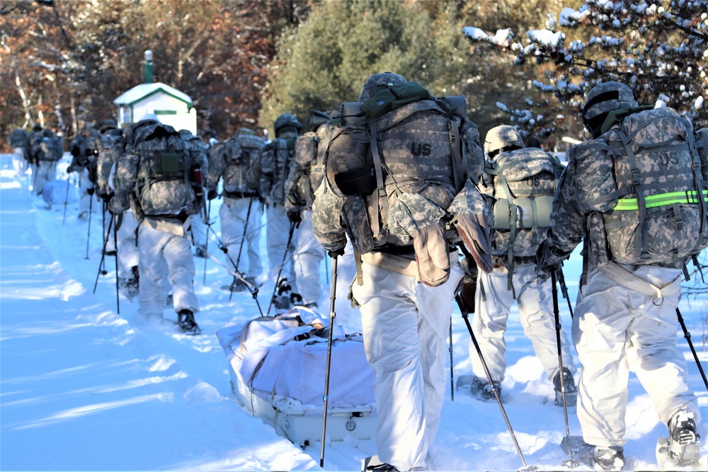 CWOC Class 19-03 students complete snowshoe training in bitter cold at Fort McCoy