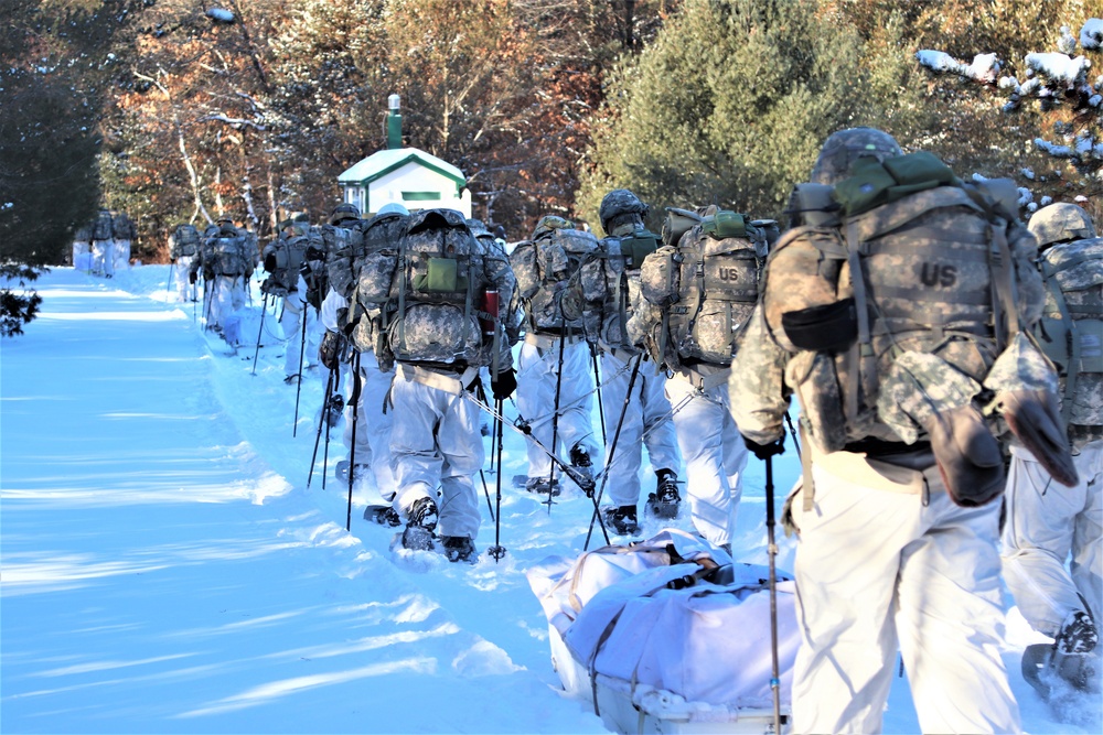 CWOC Class 19-03 students complete snowshoe training in bitter cold at Fort McCoy