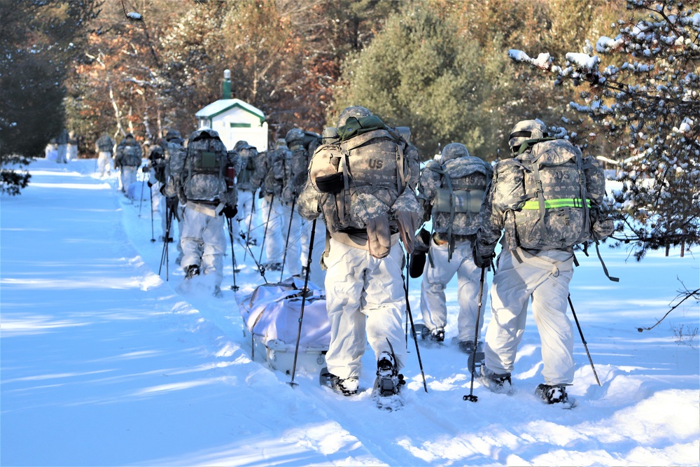 CWOC Class 19-03 students complete snowshoe training in bitter cold at Fort McCoy