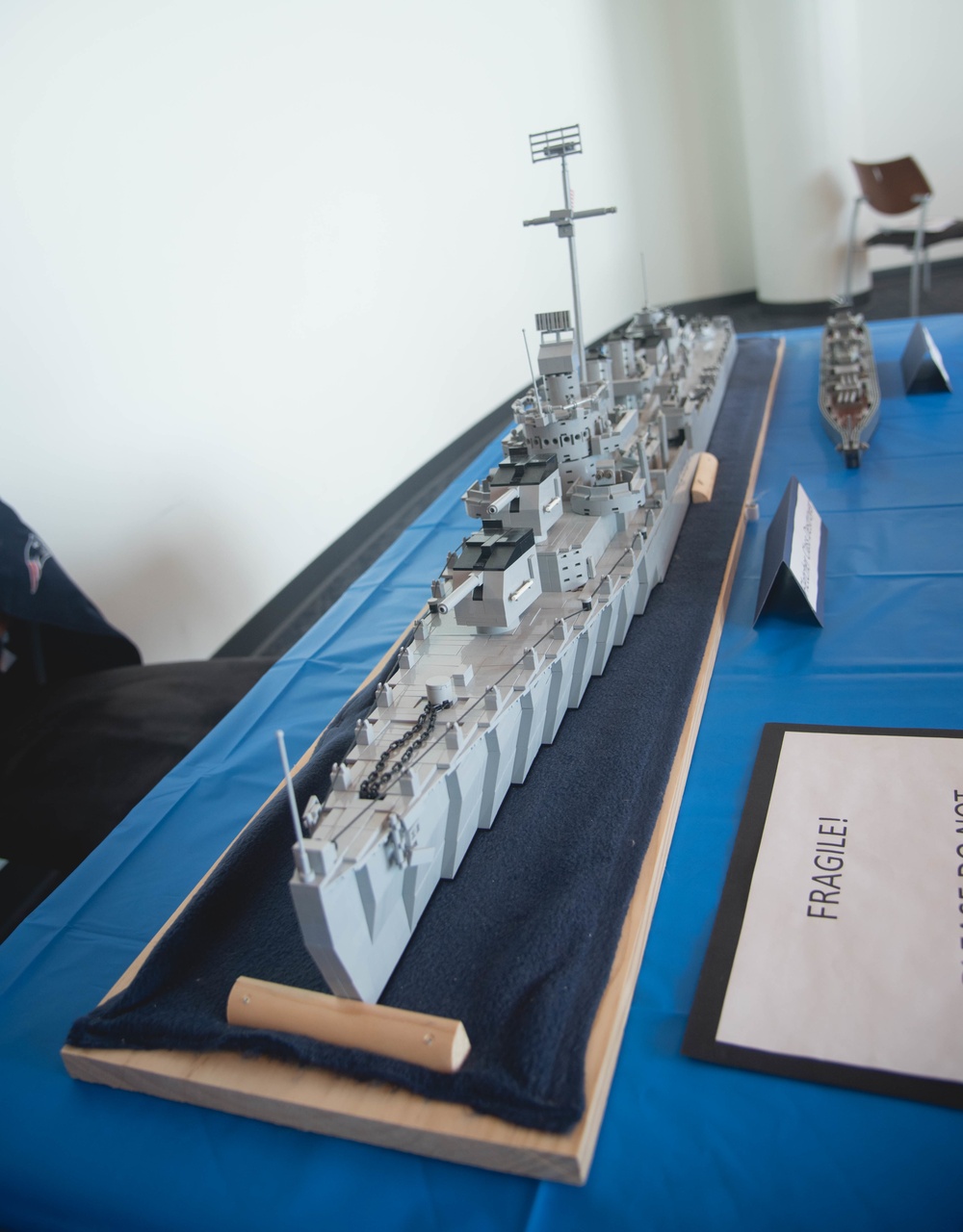 LEGO Ship Models on display