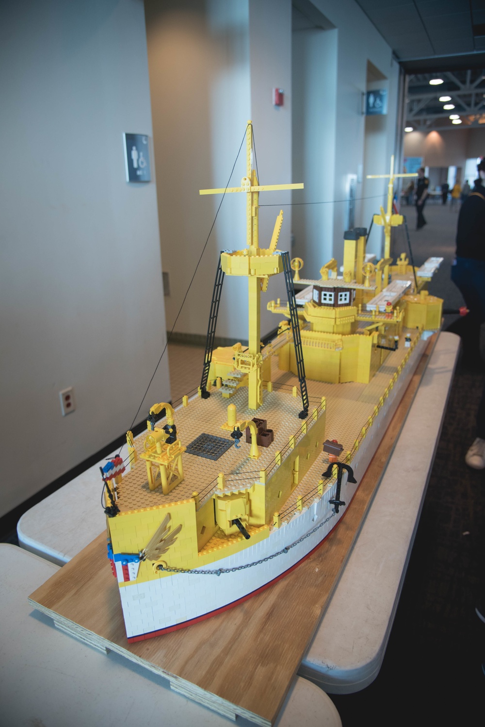 Detailed LEGO Model of USS Maine