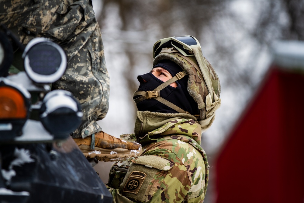 68th Armor Trains at Camp Atterbury