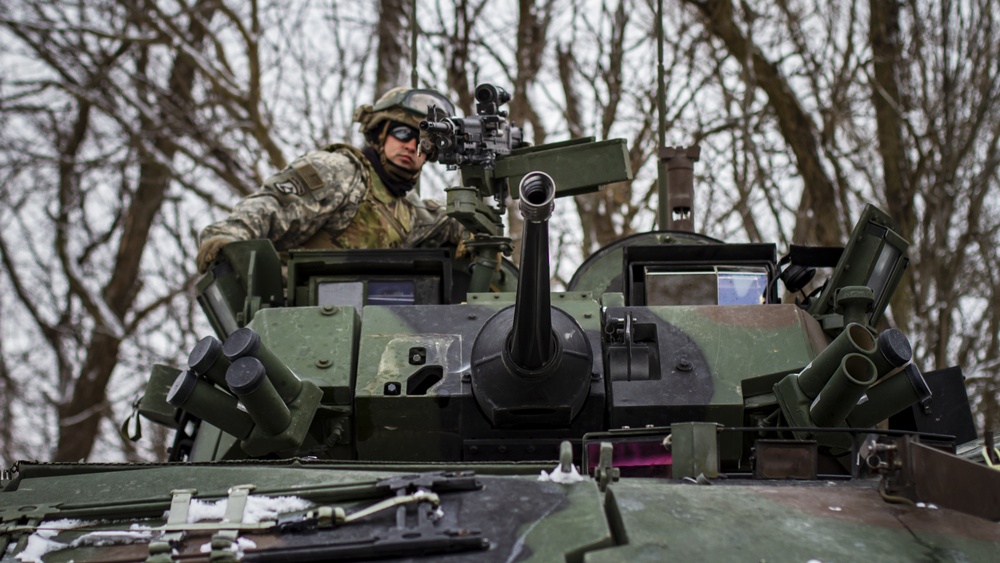 68th Armor Trains at Camp Atterbury