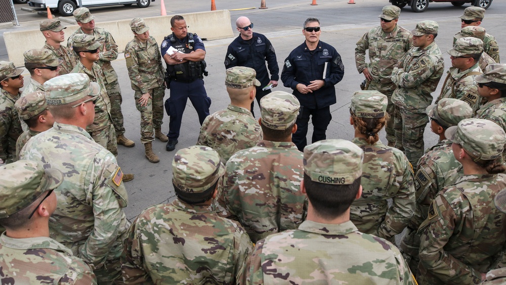 66th MP Company trains with CBP in Eagle Pass, Texas