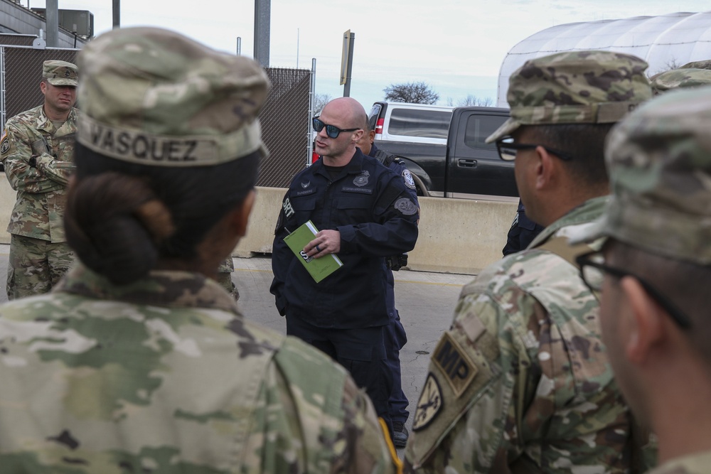 66th MP Company trains with CBP in Eagle Pass, Texas