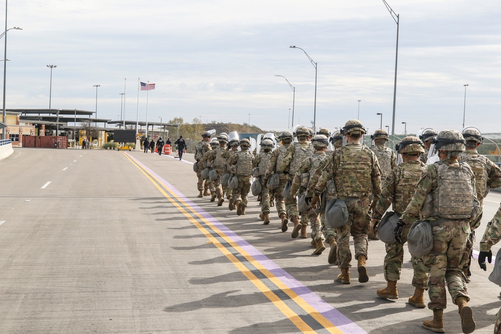 66th MP Company trains with CBP in Eagle Pass, Texas