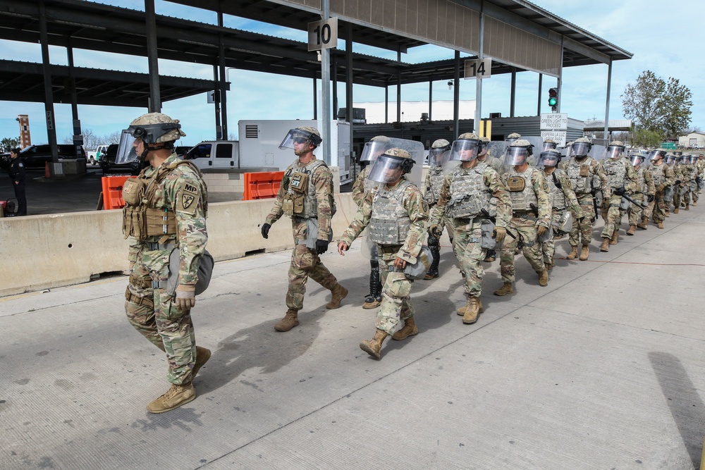 ***NC COORD***66th MP Company trains with CBP in Eagle Pass, Texas