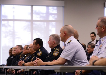 Coast Guard presents awards to Harris County Sheriff's Office deputies
