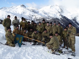 US Army Reserve unit climbs Mount Alpini alongside Italian 6th Alpini Regiment