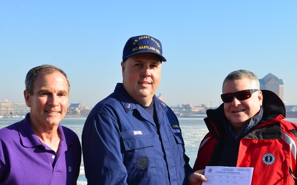 Coast Guard issues towing company first Subchapter M towing vessel Certificate of Inspection in MD