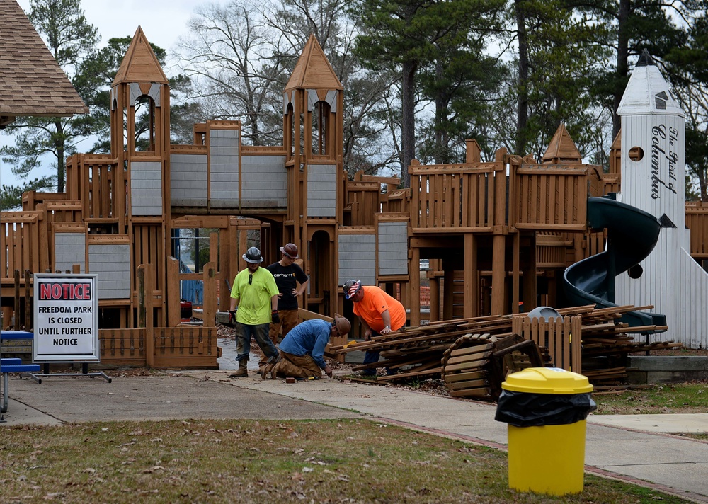 Freedom Park demolition begins