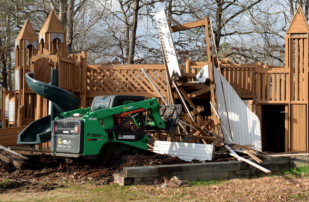 Freedom Park demolition begins