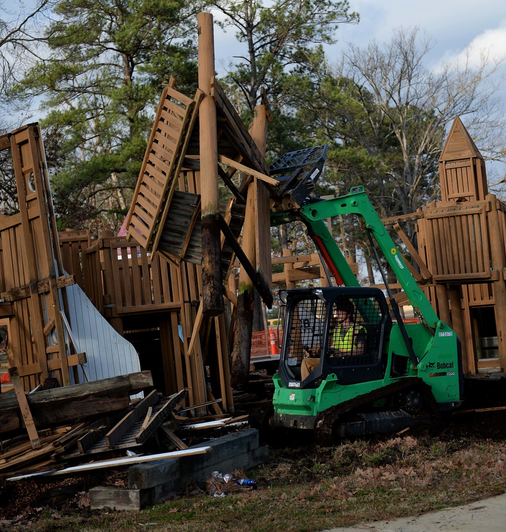 Freedom Park demolition begins