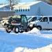 Contractors clear snow at Fort McCoy after late January snow