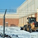 Contractors clear snow at Fort McCoy after late January snow