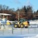 Contractors clear snow at Fort McCoy after late January snow
